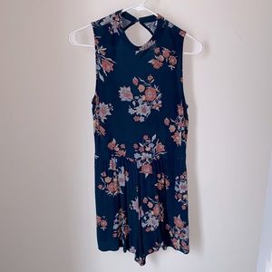 Floral print romper